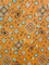 1 Yard Tangerine Paisley Bandana Poly Cotton Fabric 59/60 Inch Wide